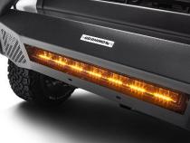 Go Rhino Blackout Combo Series Lights 20.5 Inch Single Row LED Light Bar With Amber Lighting Black Go Rhino