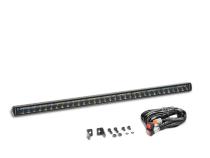 Go Rhino Blackout Combo Series Lights 31.5 Inch Single Row LED Light Bar With Amber Lighting Black Go Rhino