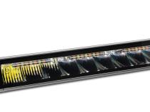 Go Rhino Blackout Combo Series Lights 31.5 Inch Single Row LED Light Bar With Amber Lighting Black Go Rhino