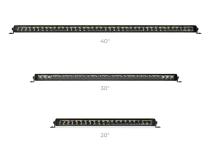 Go Rhino Blackout Combo Series Lights 31.5 Inch Single Row LED Light Bar With Amber Lighting Black Go Rhino