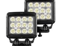Go Rhino Bright Series Lights 5 Inch Rectangle Single LED Spot Light Kit Black Go Rhino