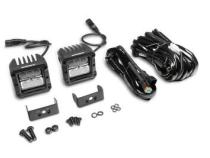 Go Rhino Bright Series Lights 3x3 Cube LED Flood Lights, Set of Four Black Go Rhino