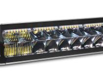 Go Rhino Blackout Combo Series Lights 21.5 Inch Double Row LED Light Bar With Amber Lighting Black Go Rhino