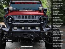 Go Rhino Bright Series Lights 50 Inch Double Row LED Light Bar Black Go Rhino