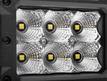 Go Rhino Bright Series Lights Pair of 4x3 Rectangle LED Flood Light Kit Black Go Rhino