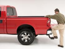 BedStep Retractable Bumper Step For 1999-2016 Ford F-250/F-350/F-450 AMP Research