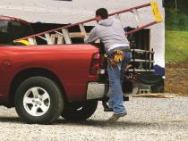 BedStep Retractable Bumper Step For 09-18 Ram 1500 19-22 Ram Classic 10-18 2500/3500 (Excludes Dual Exhaust EcoDiesel Models) AMP Research