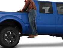 BedStep2 Retractable Truck Bed Side Step For 2017-2022 Ford F-250/F-350 All Beds AMP Research