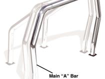 Bed Bar Component A Additional Bar Chrome 1975-1978 GMC C15/K15 1975-1983 Ford F-100 1975-1986 Chevrolet C10/K10 Go Rhino