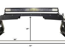 Sport Bar 2.0 for Full Sized Trucks Textured Black 2007-2021 Toyota Tundra 2009-2024 Dodge Ram 1500/2500/3500 Go Rhino