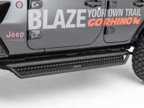 Dominator Xtreme D1 SideSteps Boards Only Textured Black 1999-2026 Ford F-250/F-350 2007-2026 Silverado/Sierra 1500 2009-2010 Dodge Ram 1500/2500/3500 Go Rhino