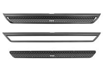Dominator Xtreme D1 SideSteps With Mounting Bracket Kit Textured Black 2019-2026 Sierra 1500 2020-2026 Sierra 2500/3500 HD Go Rhino