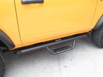 Dominator Xtreme D2 SideSteps Boards Only Textured Black 2007-2026 Jeep Wrangler For 2015-2025 Ford F-150 2017-2026 Ford F-250/F-350 2018-2018 Jeep Wrangler JK Go Rhino