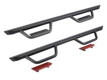 Domintator Extreme D2 Side Steps With Mounting Brackets Textured Black 1999-2016 Ford F-250/F-350 Extended Cab Go Rhino