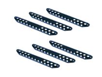 Dominator D3 Modular &amp;amp; D3 1 piece Hoop Step Pad Set Black Powdercoat Go Rhino