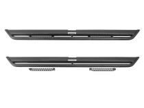 Dominator Xtreme DS SideSteps Boards Only Textured Black 2007-2026 Jeep Wrangler For 2015-2025 Ford F-150 2017-2026 Ford F-250/F-350 2018-2018 Jeep Wrangler JK Go Rhino