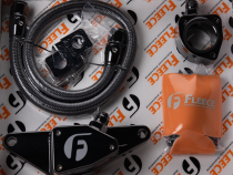 Cummins Coolant Bypass Kit 03-07 Manual Transmission w/ Stainless Steel Braided Line Fleece Performance