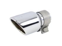 Stainless Steel Exhaust Tip 6 Inch Inlet Size: 2.0 Inch Outlet Size: 3.0 Inch Polished Stainless Steel Go Rhino