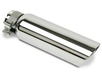 Stainless Steel Exhaust Tip 14 Inch Inlet Size: 3 1/2 Inch Outlet Size: 6.0 Inch Polished Stainless Steel Go Rhino