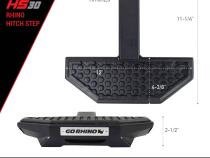 HS 30 Hitch Step Textured Black Go Rhino