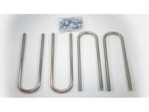 Reverse Level Kit for 11-16 Ford Super Duty w/2.5 Inch Shocks and 4.0 Inch Rear Axle No Limit Fabrication
