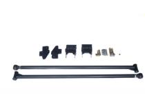 Premium 2.0 Inch Diameter Traction Bars Black Semi Gloss Powder Coat for 05-20 Ford Superduty Short Bed with 4.5 Inch Per Axle No Limit Fabrication