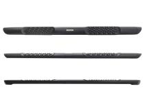 V3 Series Aluminum 5 Inch Elipse Side Steps with Mounting Brackets Textured Black 2019-2026 Silverado/Sierra 1500/2500 HD Go Rhino