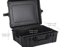 Xventure Gear Hard Case Large Box 25 Inch Textured Black Go Rhino