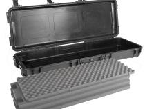 Xventure Gear Hard Case With Foam Long Box 45 Inch Textured Black Go Rhino