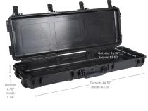 Xventure Gear Hard Case Long Box 45 Inch Textured Black Go Rhino