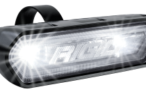 28 Inch LED Light Bar Rear Facing 27 Mode 5 Color Tube Mount Chase Series RIGID